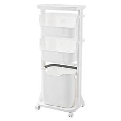 Dirty Clothes Basket, Dirty Clothes Storage Basket, Dirty Clothes Hamper, Bathroom Storage Rack, Floor-Standing Bathroom Laundry Basket