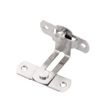 Stainless steel door buckle bolt burglar-proof removable door latch buckle barn door pet cage door lock 90-degree right angle mini lock catch