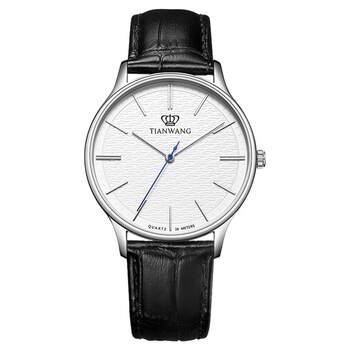Tianwang water corrugated genuine leather business quartz watch men's model 31331