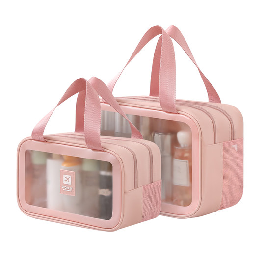 洗漱包女2025新款便携大容量出差旅行干湿分离浴兜游泳收纳化妆包