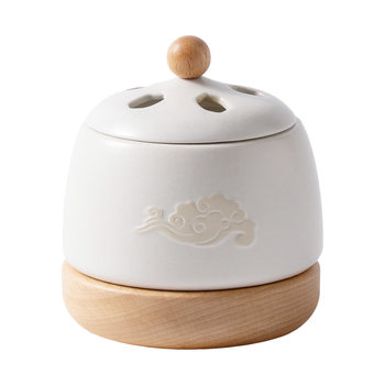 Electric Aromatherapy Burner for Home Use, Indoor, with Timer and Temperature Control, Cloud-Scented Electric Incense Burner, Incense Powder, Essential Oil Aromatherapy Burner, Can Be Used for Dry Burning