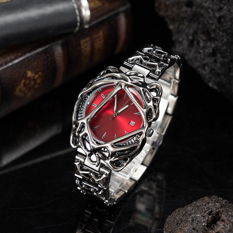 Millennium Y2K Vintage Watch Original Alabaster Spider Web Venom Shaped Watch Niche High-End Men's Wristwatch