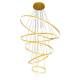 2024 new style loft loft living room large chandelier