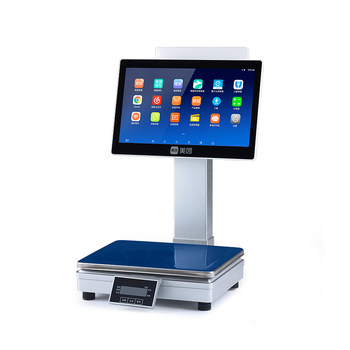 Meituan weighing cash register all-in-one fruit cooked food