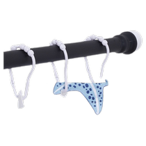 RIDDER imported bathroom toilet partition shower curtain rod without punching retractable anti-retraction straight rod type shower curtain rod