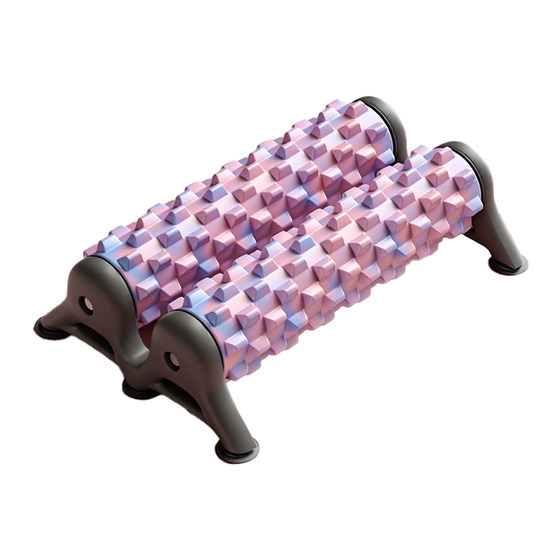 Suction cup foam roller massage roller for slimming legs and back