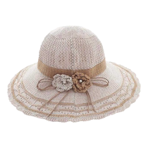 Cotton and linen washable folding hat summer ladies sunshade Korean style sun hat large brim beach hat basin hat for women