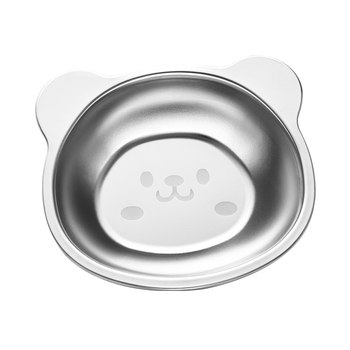 304 stainless steel food grade double-ear bowl for household children's special rice bowl for thickened drop-resistant and anti-scalding supplementary food bowl