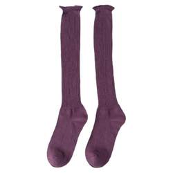 Pile of socks women's mid-calf socks ins trendy beautiful leg socks cotton spring and autumn stockings Japanese cute stockings for women