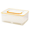Tea set storage box dustproof transparent kung fu teapot finishing box with lid drain tea cup storage box tea utensil storage box