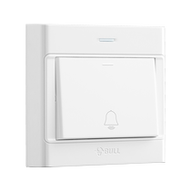 Bull surface-mounted access control switch exit button 220v wired doorbell self-reset rebound doorbell switch panel