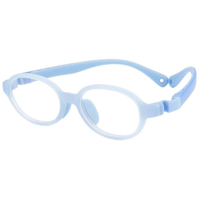 Children's ultra-light silicone eyeglass frames with hyperopic astigmatism