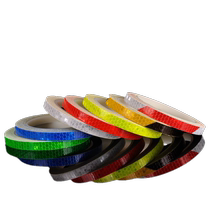 Mountain Bike Reflective Sticker Electric Motorcycle Bodywork Wheel Luminal Fluorescent Strips Safety Warning Sticker Equip