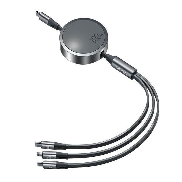 Kafile 100w super fast charging three-in-one data cable Kafile 100w super fast charging three-in-one data cable