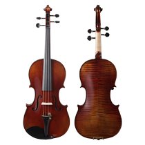 Hongying violin professional grade examination handmade solid wood natural pattern high-end adult children beginners practice playing