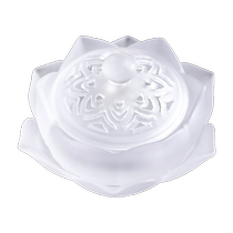Glaze incense burner creative lotus disc incense burner home indoor sandalwood incense burner incense road retro decorative ornaments