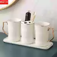 Чистый белый набор из четырех человек (с подносом)