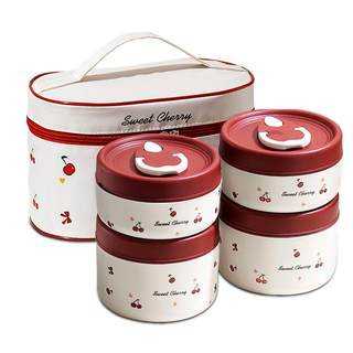 保温饭盒微波炉加热上班族便当盒2025新款学生专用带饭打包餐盒碗