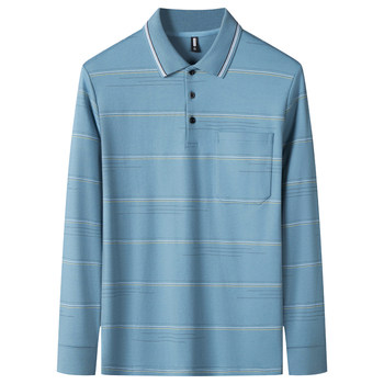 Pure cotton thickened dad autumn tops for middle-aged men