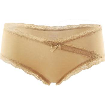 Red bean antibacterial modal mid-waist ice silk sexy underwear
