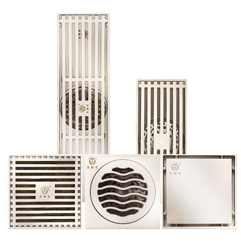 Old coppersmith floor drain deodorant cream style all-copper bathroom