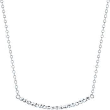 Saturday fu platinum necklace women's smile chain neck jewelry official flagship store for girlfriend jewelry gifts