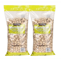 (Self-operated) Kirkland nuts kirkland salt-baked pistachio snacks 1 36kg*2 original color cashew nuts imported
