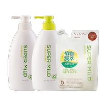 Huirun Greenfield Shampoo and Conditioner 600ml*2 Refill 400ml Smooth Family (Set of 3)