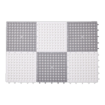 (Half Price Clear Cabin) Silicone Bathroom Ground Mat Waterproof Non-slip Ground Mat Home Splicing Safety Anti-Fall foot mat
