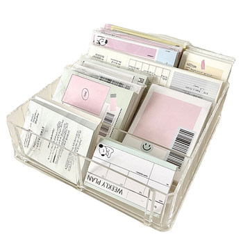Note storage box large capacity desktop stationery box
