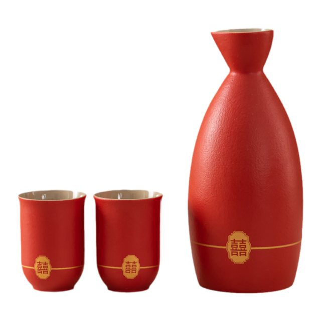 Tang Cheng’s wedding wine utensils