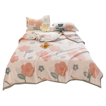 Jialiya Coral Velvet Blanket Quilt Lunch Break Cover Thick Winter Nap Blanket Office Small Blanket for Bed