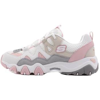 ເກີບຜູ້ຍິງ Skechers ເກີບ panda breathable ຢ່າງເປັນທາງການ flagship monster sweetheart mesh dad shoes summer sports and casual shoes