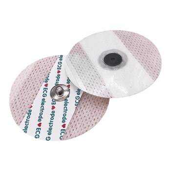 Disposable medical ecg electrode pad buckle-type circular monitor dynamic electrocardiogram ecg patch ecg detection
