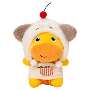 ແທ້ຈິງ capybara lulu 10cm doll doll doll pendant keychain headgear hat accessories gift birthday for women