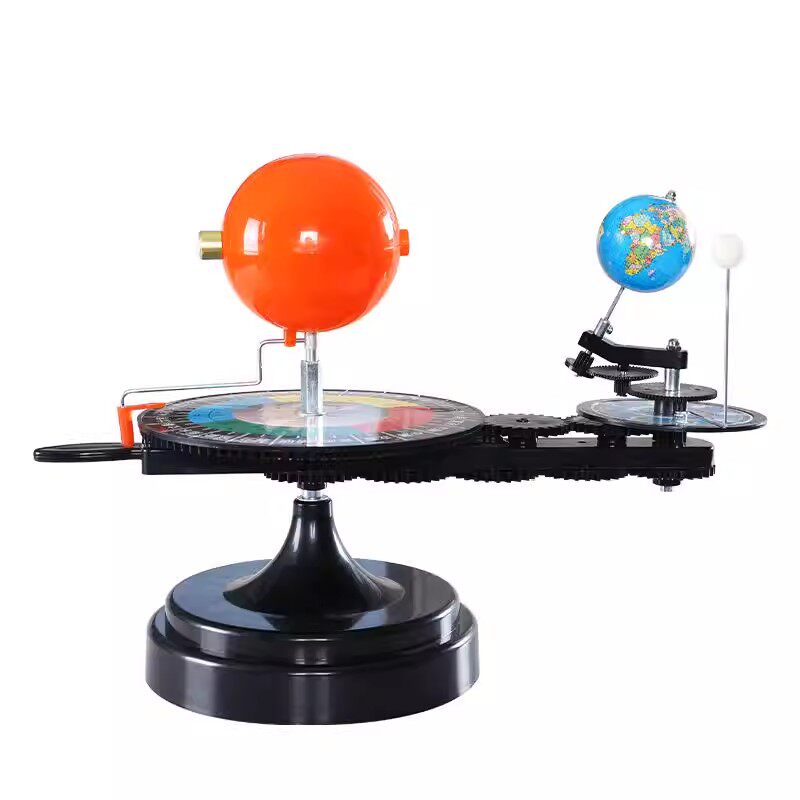 Demonstration of the movement of celestial bodies for junior high school students in the teaching version of the three-sphere