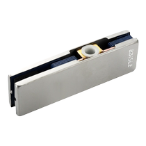 Bosler floor spring door clip glass door upper and lower clip glass frameless curved clip sliding door fixed one-word clip