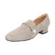 Loafers for women spring and autumn new Chinese style thick heel shoes