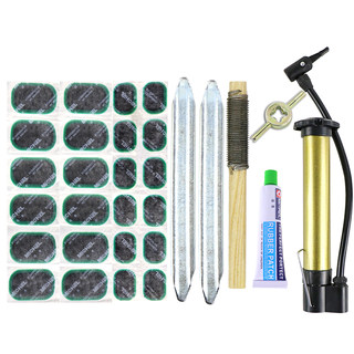 内胎补胎胶片自行车摩托车电动车修补轮胎工具套装胶水补丁贴片