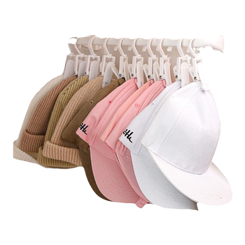 Hat storage hook multi-functional hole-free