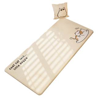 奶油风加厚羊羔绒床边地毯卧室房间床前垫可睡可坐地垫榻榻米地毯