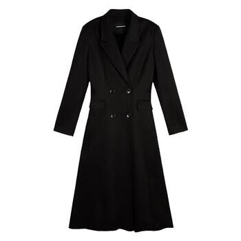 Hepburn style wool coat for women high-end wool coat