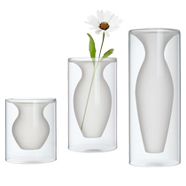 (self-employed) German Philippi Nordic wind minimalist glass vase Living room table hem pieces Joe relocating gifts