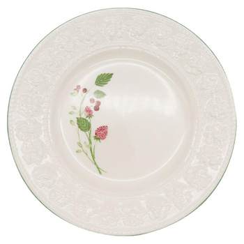 Raspberry happy holiday dim sum plate dinner plate wedgwood