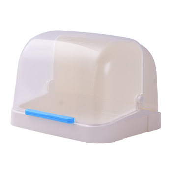 Flip lid cup storage rack tea cup drain storage box