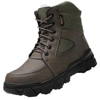 强人3515男棉鞋户外高帮加绒加厚男士短靴羊毛防寒靴子雪地靴厚底