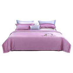 Fuanna Home Textiles 140 count double-strand Pima cotton four-piece set pure cotton 100 cotton bed sheets and quilt covers new bedding products