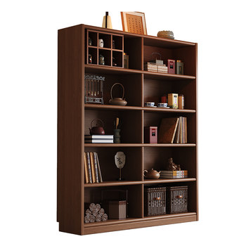 Bogu solid wood chinese tea cabinet storage cabinet tea set