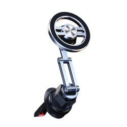 ໂທລະສັບມືຖືທີ່ຖືລົດ folding magnetic car navigation air outlet telescopic mechanical arm car special new model