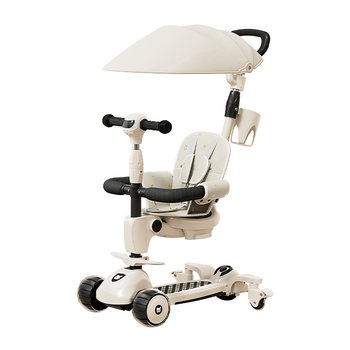 Babbitt children's scooter 1 to 3 years old new 2026 anti-rollover baby can ride three-in-one
